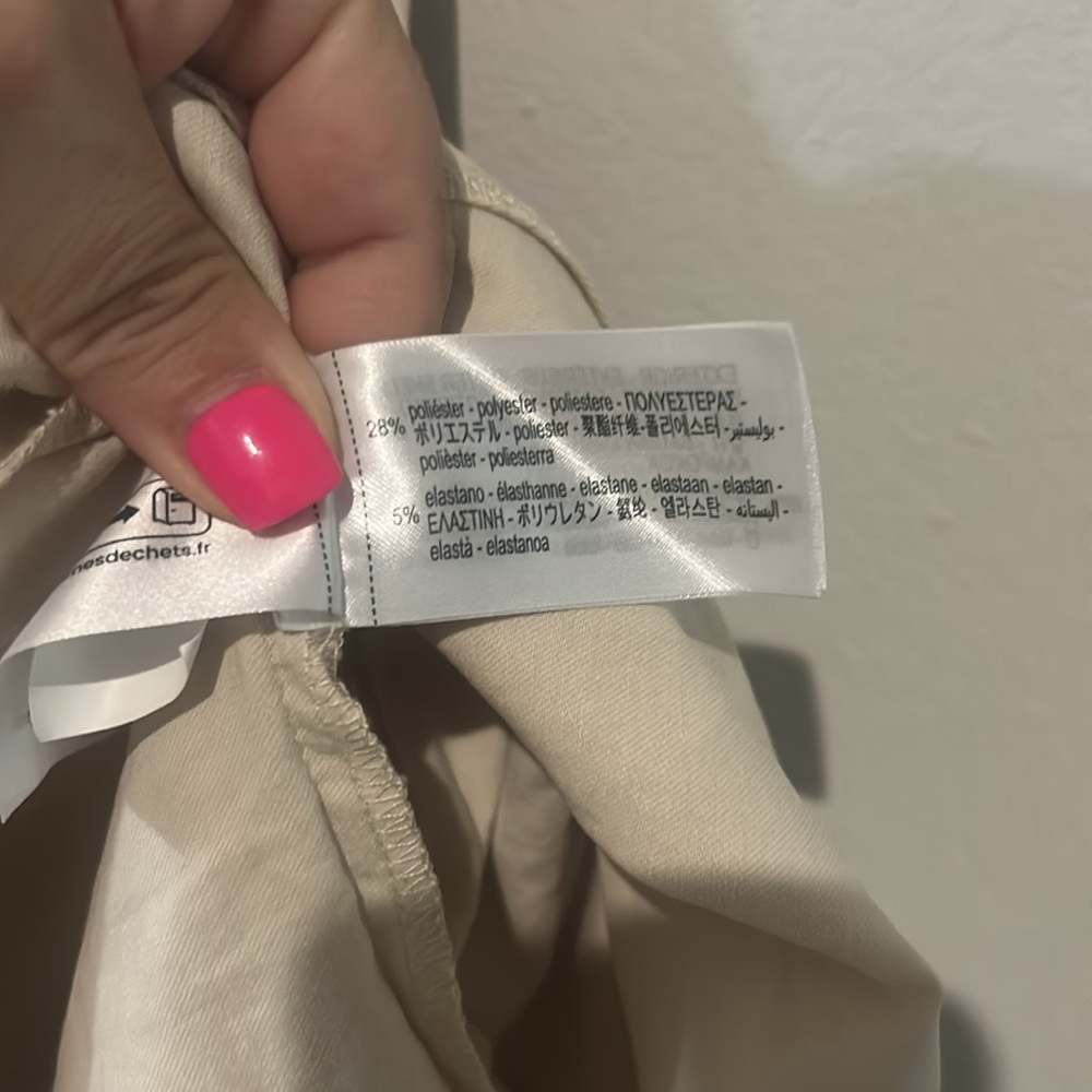 Zara Cream Halter Sundress Cocktail - Picture 8 of 8